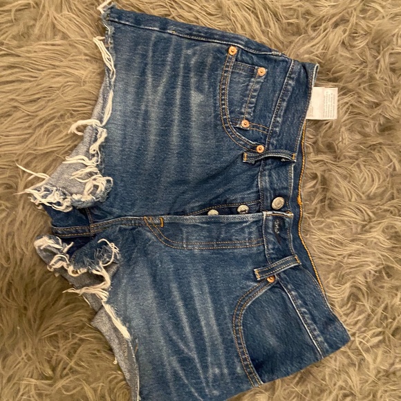 Levi's Pants - Levi's 501 Cutoff Denim Shorts in Indigo Ave